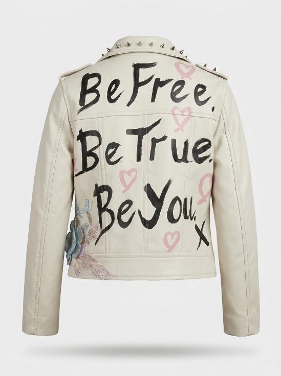 [LITTLE REBELLION] Leather jacket