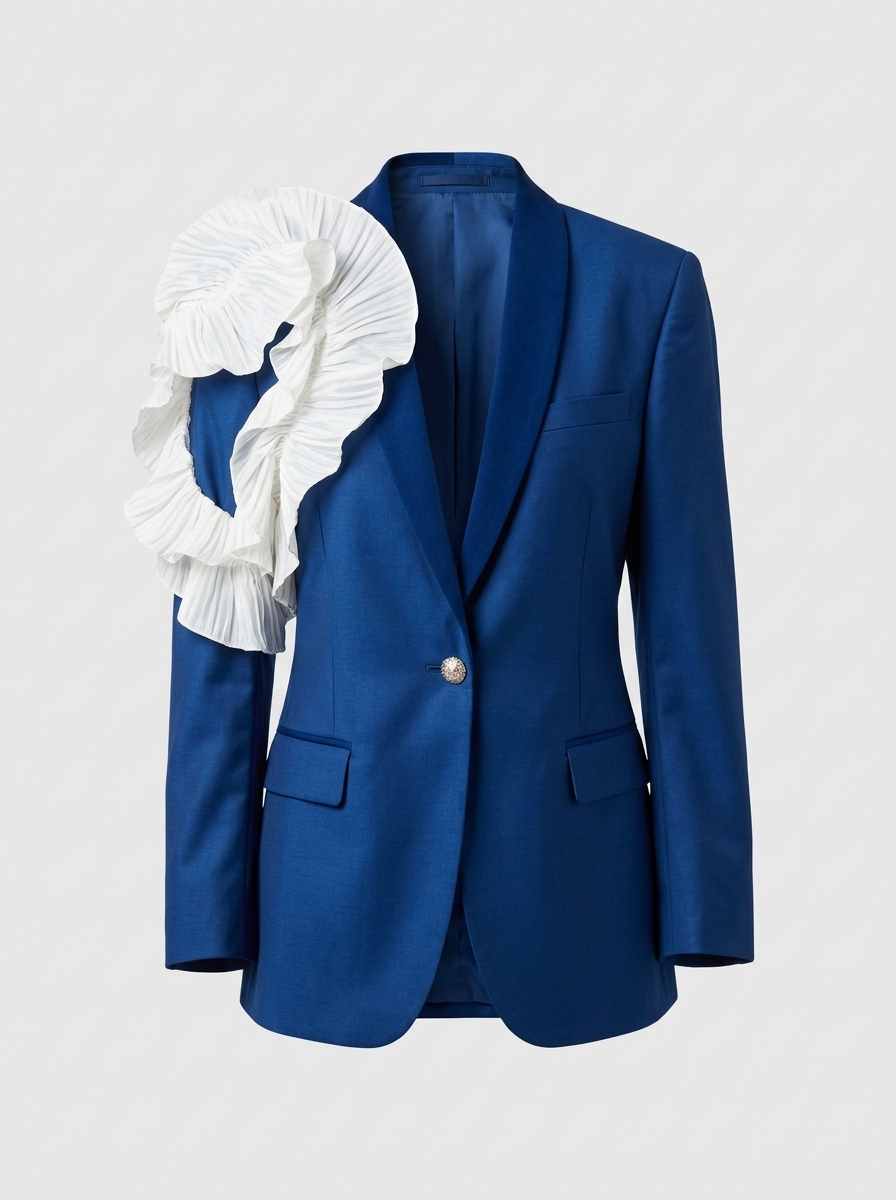 [WEAR YOUR HEART ON YOUR SLEEVE] Blue [THE DROP] One off Blazer