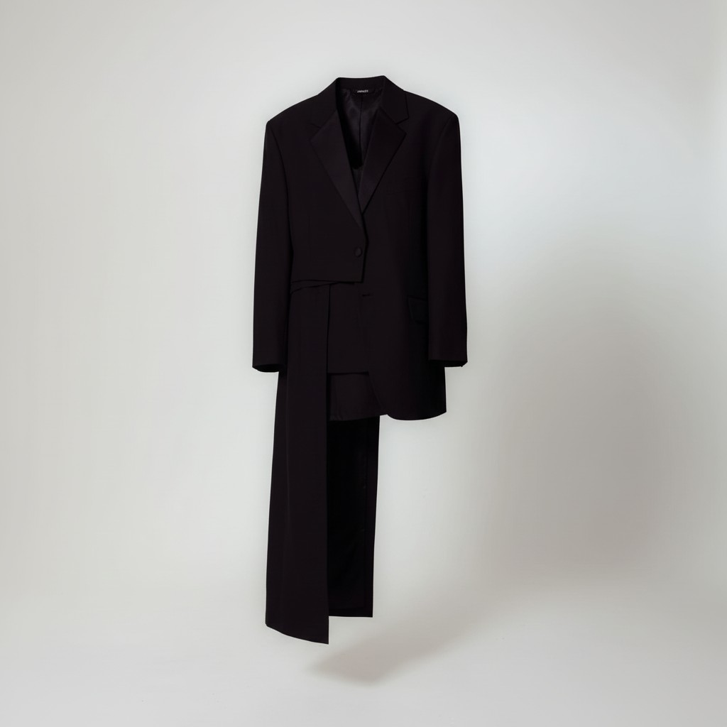 [HERITAGE TO HER] Reworked suit Deconstucted oversized blazer & mini skirt