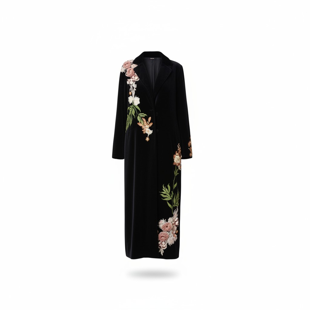 [VELVET ESCAPISM] Maxi coat