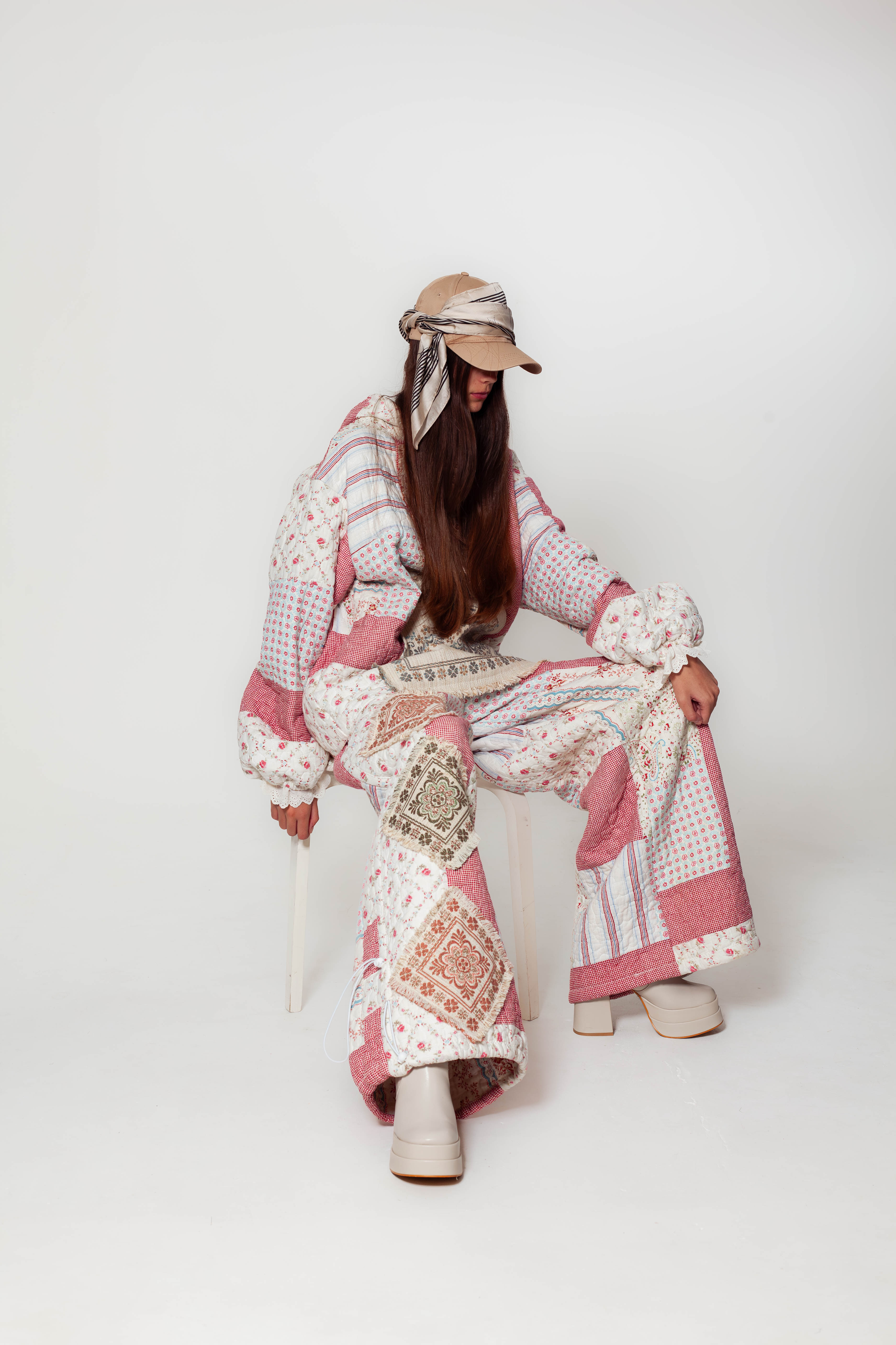 [MY DAUGHTERS BLANKET] Tracksuit hoodie & wide leg joggers