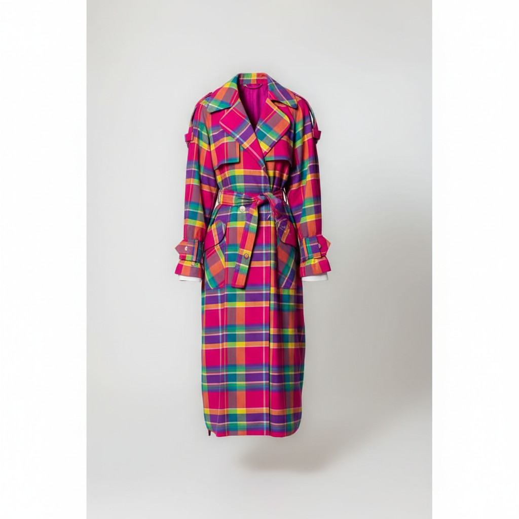 [THE HOPE COAT] Trench coat and matching skirt