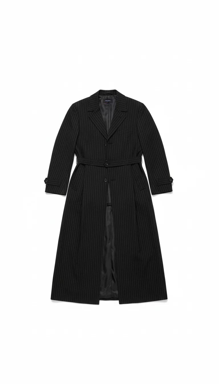 [HIS SUIT, HER THROWN] reworked over coat