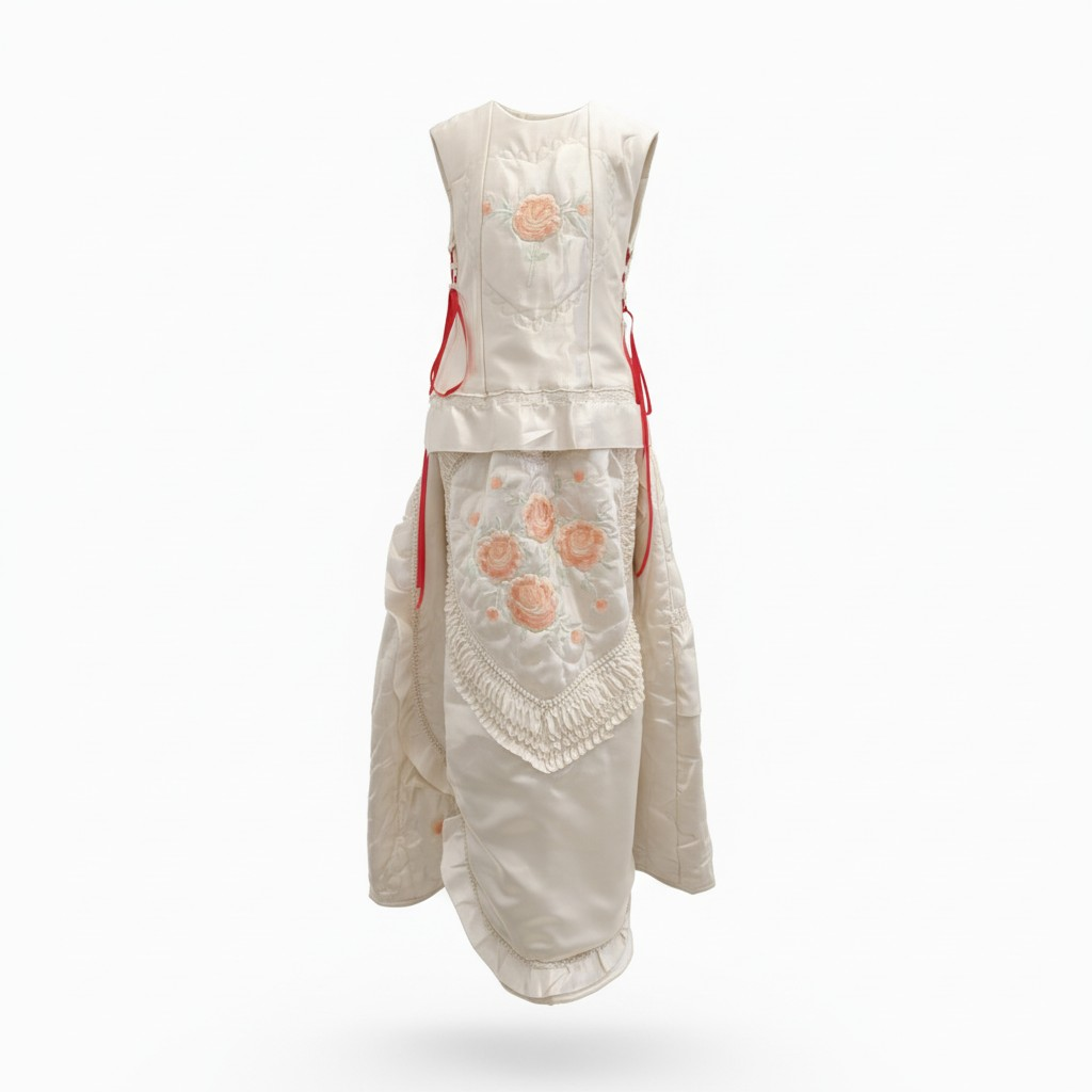 [MY DAUGHTERS BLANKET] Rouleau loop side top & midi skirt