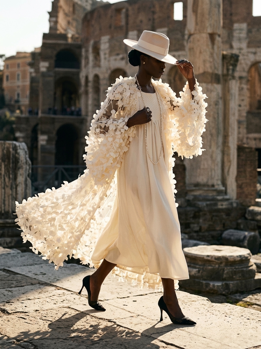 THE [WHISPERING PETAL] Dress coat