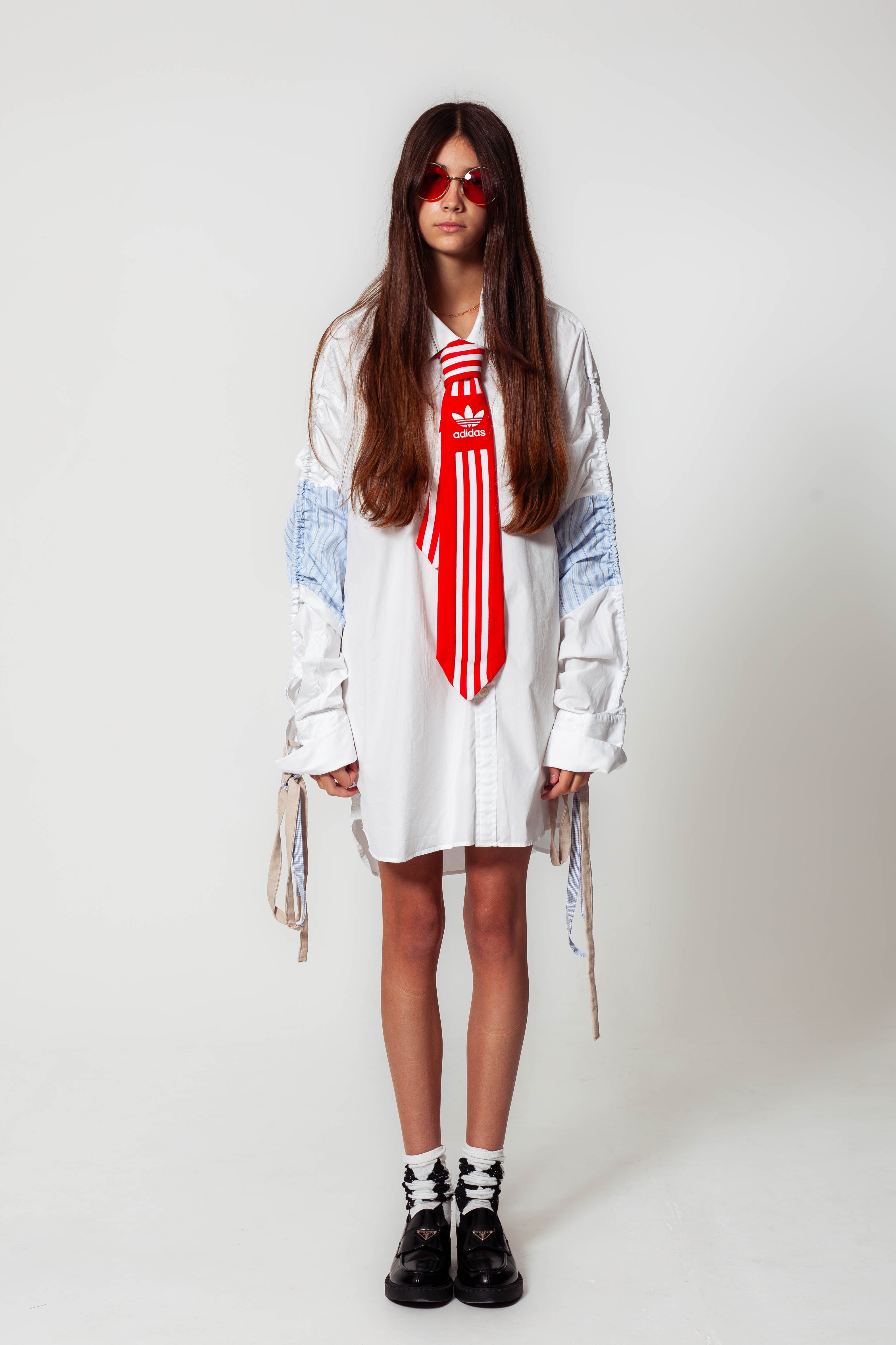 The [PLAY YOUR GAME] Upcycled adidas legging Tie