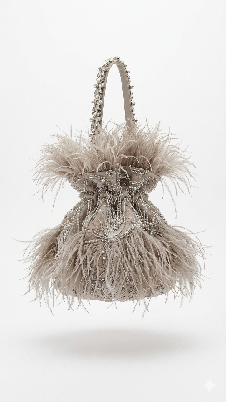 The [GEMMA] Bridal pouch bag