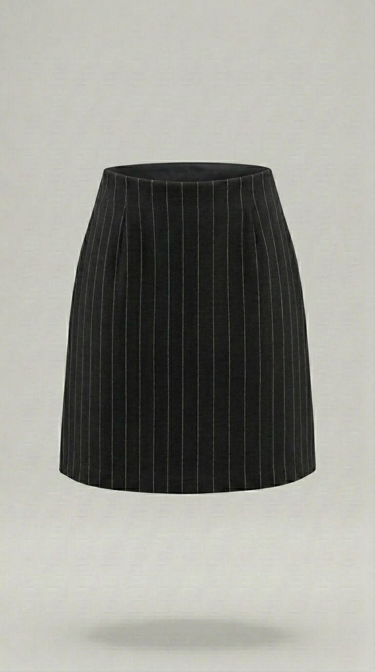 [HERITAGE TO HER] Limited Edition pinstriped deconstructed suit Blazer and skirt